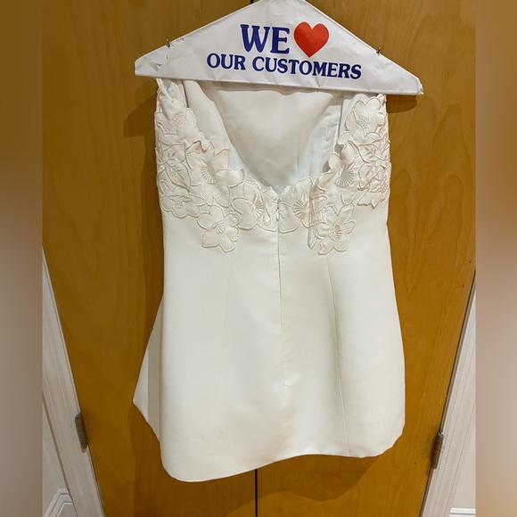 Alanna Embroidered Strapless Minidress - Picture 5 of 8